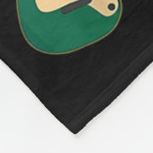 Cool Guitar Christmas Tree Guitar Lovers Christmas フリースブランケット (角)