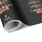 Cool Guitar Christmas Tree Merry Xmas Gifts Xmas L ラッピングペーパー (ロールコーナー)