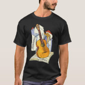 Cool Guitar Musical Instruments Guitarist Music Tシャツ (正面)