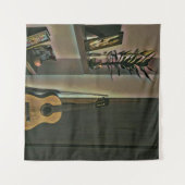 Cool guitarist gift タペストリー (正面(横))