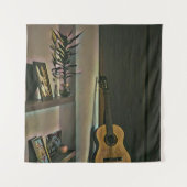 Cool guitarist gift タペストリー (正面)