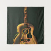 Cool guitarist gift タペストリー (正面)