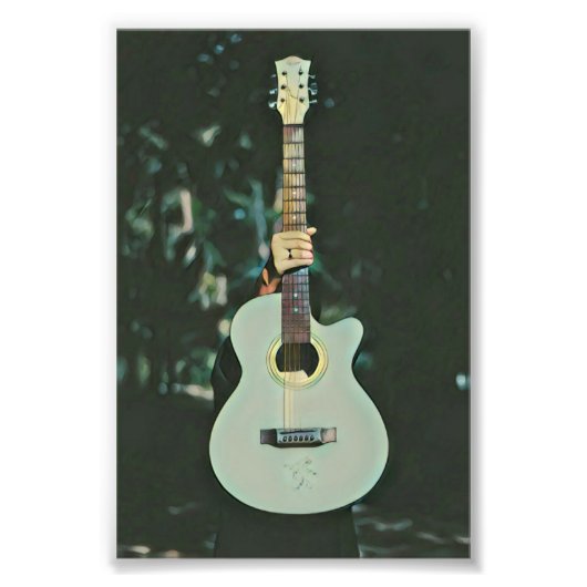Cool guitarist gifts フォトプリント            (正面)