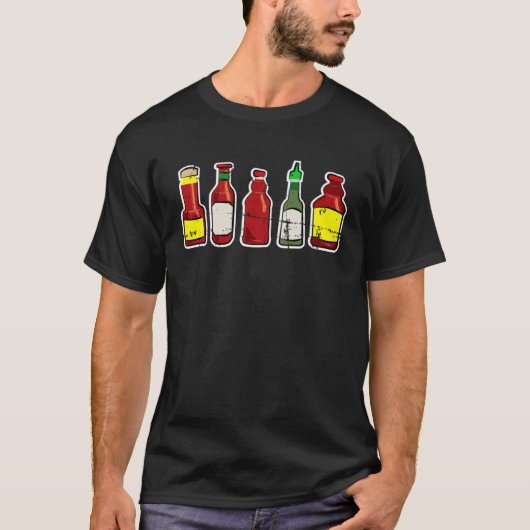 Cool Habanero Hot Sauce For Spicy Mexican Food Tシャツ (正面)