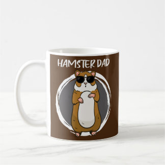 Cool Hamster Dad Animal Pet Father Hamsters Mice コーヒーマグカップ