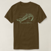 Cool Hellbender Salamander Graphic Tシャツ (デザイン正面)