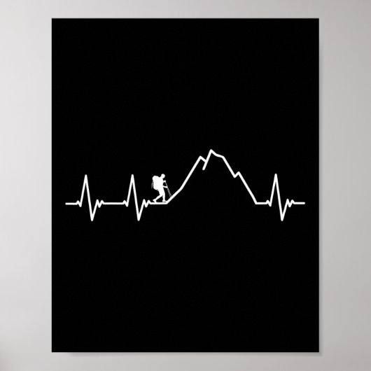 Cool Hiking Design For Men Women Hiking Lover Moun ポスター (正面)