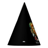 Cool hiking pizza party add text Party Hat パーティーハット (左)