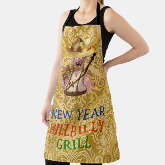 Cool HillBilly Grill New Year Denmark Apron! Apron エプロン (インサイチュ)