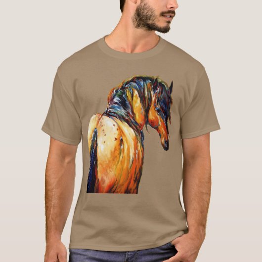 Cool Horse Vintage family Tシャツ (正面)