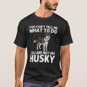 Cool Husky Gift Husky Lover Accessories Stuff Unis Tシャツ (正面)
