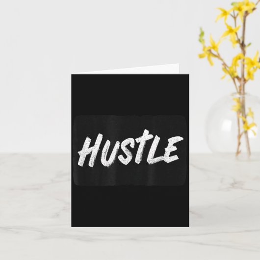 Cool Hustle Emblem For Adults And Kids  カード (黄色い花)