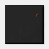 Cool I Lab You Very Much Valentine's Day Black Lab マグネット (正面)