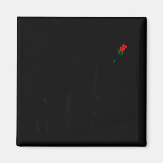 Cool I Lab You Very Much Valentine's Day Black Lab マグネット (正面)