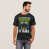 Cool I Wet My Plants Plant Gardening Men Women Tシャツ (正面フル)