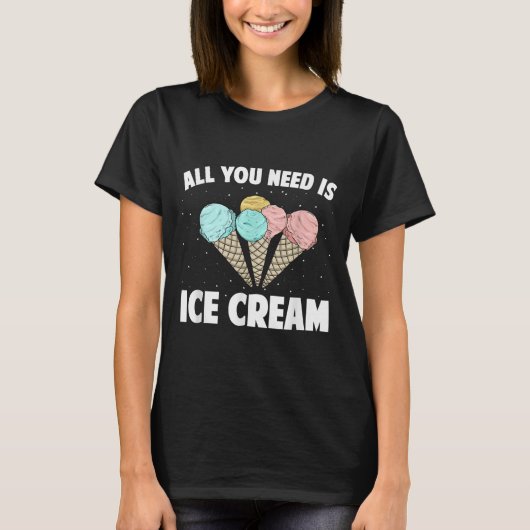Cool Ice Cream Costume For Men Women Kids Adult Ic Tシャツ (正面)