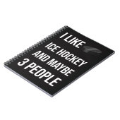 Cool Ice Hockey Gifts Keepsake Sports Team Sporty ノートブック (左側)