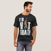 Cool Id Hit That Tennis Pun Tennis Players basketb Tシャツ (正面フル)
