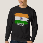 Cool India Flag スウェットシャツ (正面)