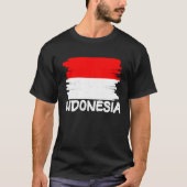 Cool Indonesia Flag Tシャツ (正面)
