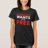 Cool Information Wants To Be Free Lawyers Tシャツ (正面)
