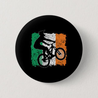 Cool Ireland Flag Vintage Irish Flag Mtb Mountain  缶バッジ