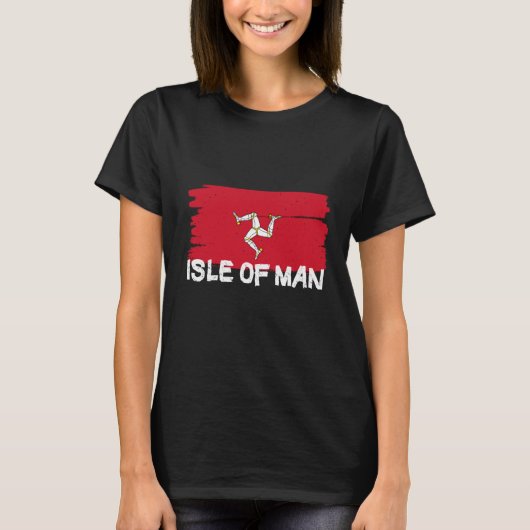 Cool Isle of Man Flag Tシャツ (正面)