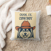 "Cool it, Cowboy"ウォールタペストリー クッション (ブランケット)