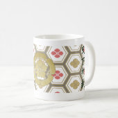 COOL JAPAN SAMURAI KAMON KANJI TENKAFUBU! Oda コーヒーマグカップ (正面右)