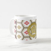 COOL JAPAN SAMURAI KAMON KANJI TENKAFUBU! Oda コーヒーマグカップ (正面左)