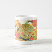 COOL JAPAN SAMURAI KAMON KANJI TENKAFUBU! Oda コーヒーマグカップ (中央)