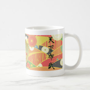 COOL JAPAN SAMURAI KAMON KANJI TENKAFUBU! Oda コーヒーマグカップ