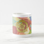COOL JAPAN SAMURAI KAMON KANJI TENKAFUBU! Oda コーヒーマグカップ (中央)