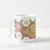 COOL JAPAN SAMURAI KAMON KANJI TENKAFUBU! Oda コーヒーマグカップ (正面左)