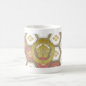 COOL JAPAN SAMURAI KAMON KANJI TENKAFUBU! Oda コーヒーマグカップ (中央)