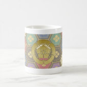COOL JAPAN SAMURAI KAMON KANJI TENKAFUBU! Oda コーヒーマグカップ (中央)
