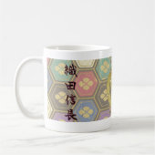 COOL JAPAN SAMURAI KAMON KANJI TENKAFUBU! Oda コーヒーマグカップ (左)