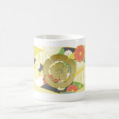 COOL JAPAN SAMURAI KAMON KANJI TENKAFUBU! Oda コーヒーマグカップ (中央)