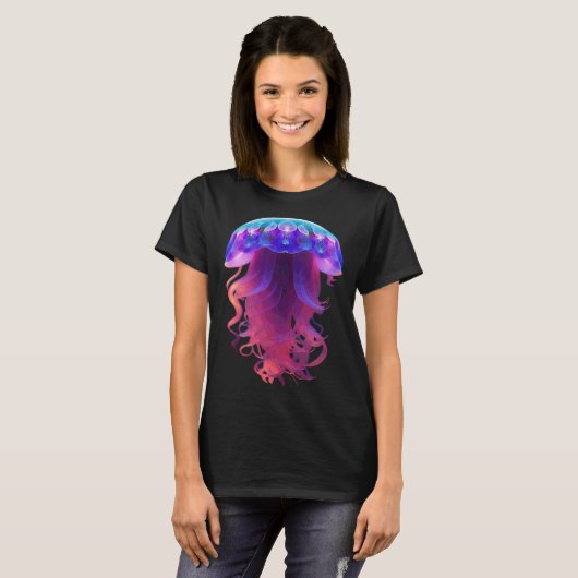 Cool Jellyfish for Men Ocean Marine Science for Ki Tシャツ (正面フル)