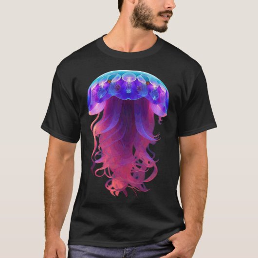 Cool Jellyfish for Men Ocean Marine Science for Ki Tシャツ (正面)