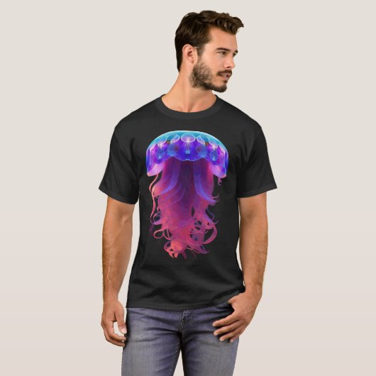 Cool Jellyfish for Men Ocean Marine Science for Ki Tシャツ (正面フル)