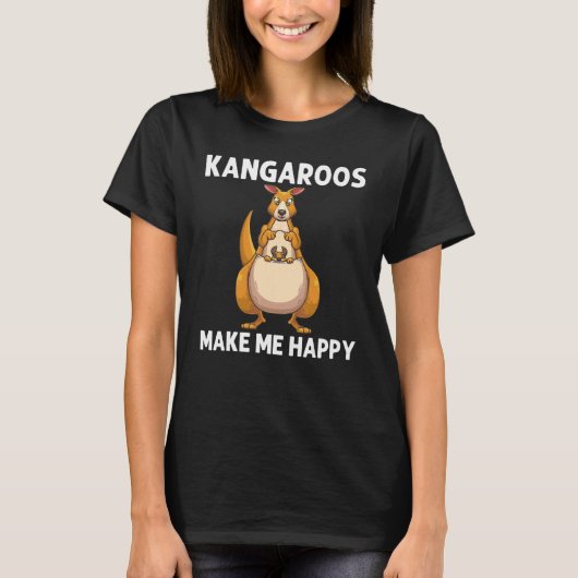 Cool Kangaroo For Men Women Autralian Kangaroo Mar Tシャツ (正面)