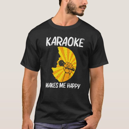 Cool Karaoke For Men Women Singer Karaoke Machine Tシャツ (正面)