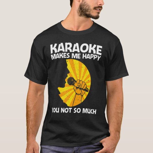 Cool Karaoke For Men Women Singer Karaoke Machine Tシャツ (正面)