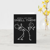 Cool Karate Smell My Feet Smell Them Funny Karate  カード (黄色い花)