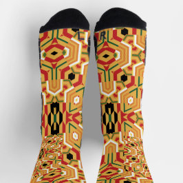 Cool Kente Remix All-Over-Print Socks ソックス