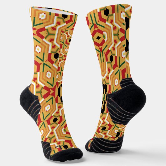 Cool Kente Remix All-Over-Print Socks ソックス (傾斜あり)