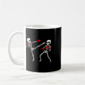Cool Kickboxing Design For Men Women Kickboxer Box コーヒーマグカップ (左)