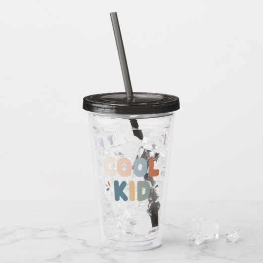 Cool Kid - Trendy Tumbler for All  アクリルタンブラー (アイス正面)
