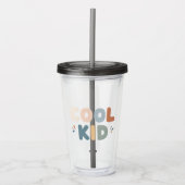 Cool Kid - Trendy Tumbler for All  アクリルタンブラー (正面)